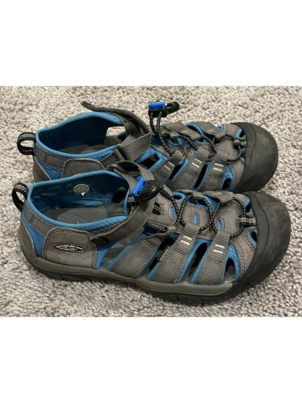 Keen Newport H2 Blue Waterproof Size 6 Sports Sandals Women's Gray